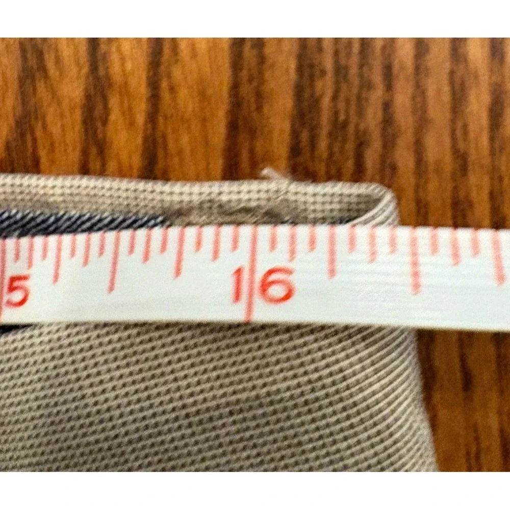 Banana Republic Kentfield Mens  Chino Pants 32x30.5 Tan Patterned